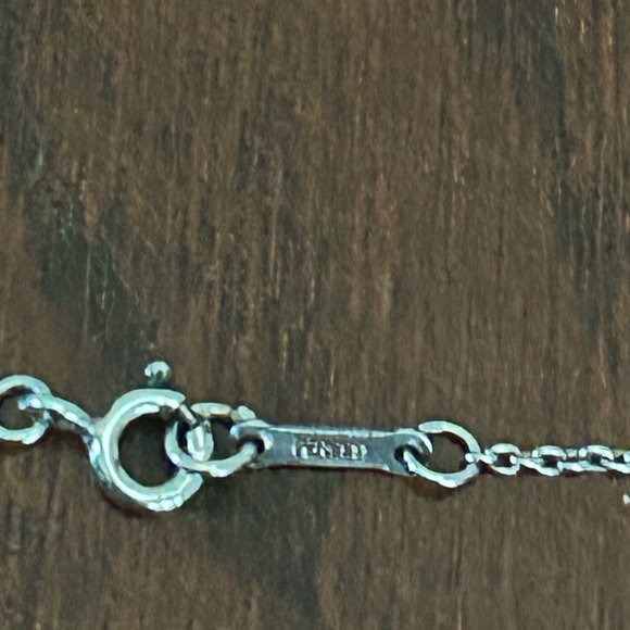 TIFFANY & CO. Elsa Peretti Open Heart Necklace Pendant Sterling Silver 925 - Picture 9 of 13